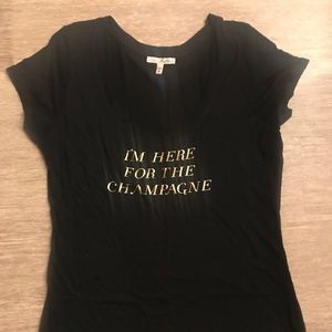 I'm here for the champagne graphic tee!